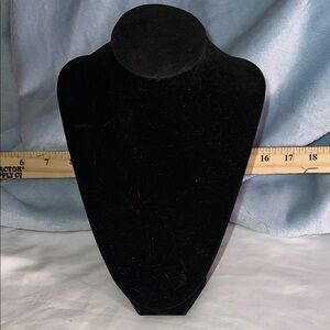 Black Velvet Necklace Display Stand